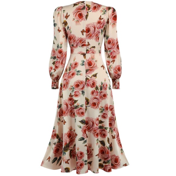 Long sleeve Floral Dress - Picture 3 of 8